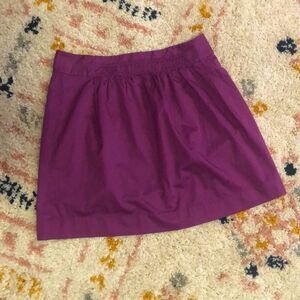 J.Crew Fun Purple Colored Midi Skirt